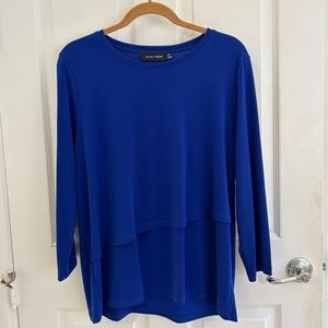 Ivanka Trump Royal Blue Tunic - Size Xl - image 1